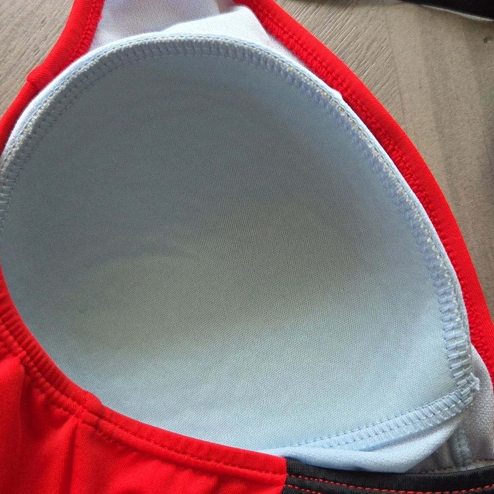 Nike Color Block Tankini Swim Top Size 6 - Picture 4 of 4
